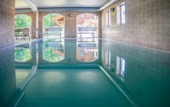 Poolanlage im Feriendorf Hauzenberg