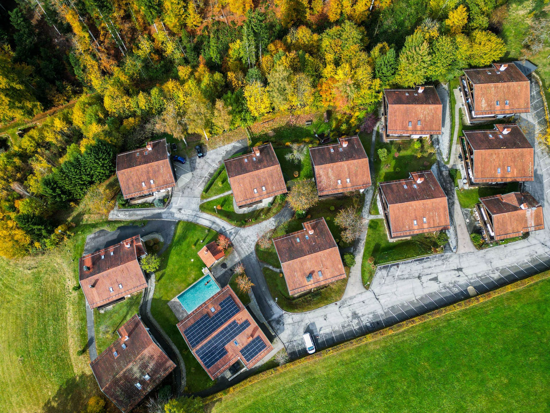 Feriendorf Hauzenberg Luftaufnahme